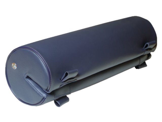 Bedflex rugleuning rond blauw