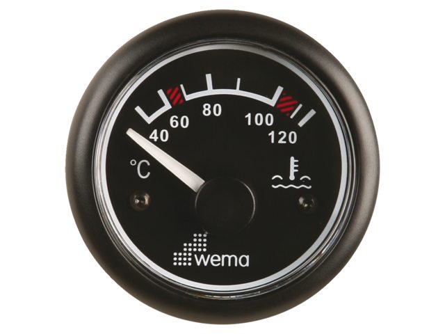 Watertemperatuur zwart