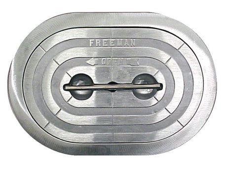 2434-0003 15x24 Oval Hatch, lift-out, knife-edge seal - Compl. Unit with STL Ring
