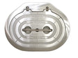 2474-0002 15x24 Oval Hatch, hinged, knife-edge seal - Compl. Unit with AL Ring