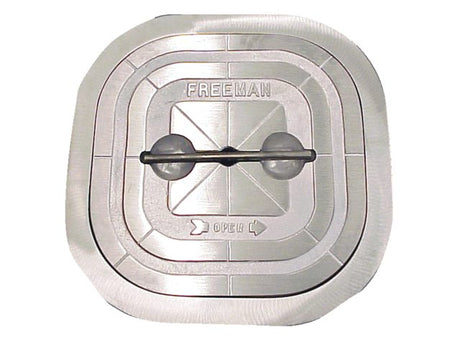 2423-0002 22x22 Square Hatch, lift-out, knife-edge seal - Compl. Unit with AL Ring