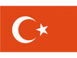 Turkse vlag 20x30