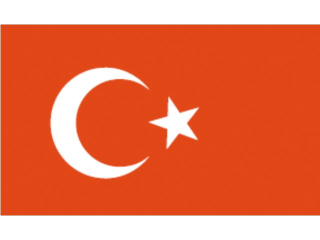 Turkse vlag 30x45