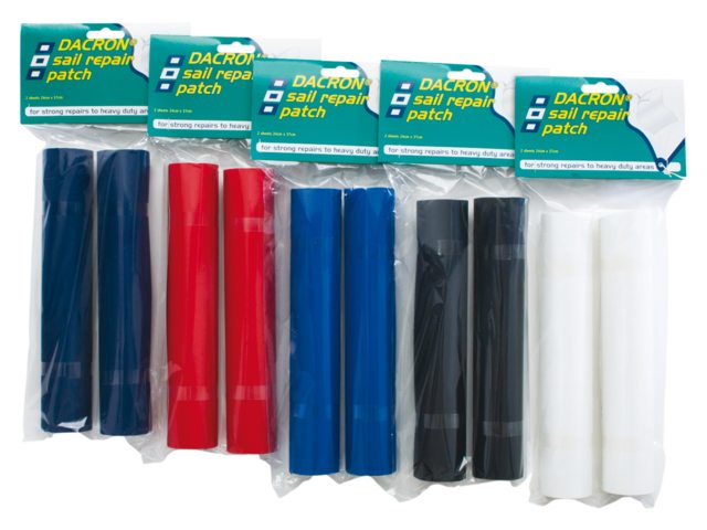 Dacron©repair patch royal blauw 24x37cm (2 stuks)