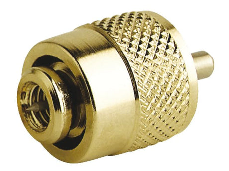 Male connector PL259 gold RA132