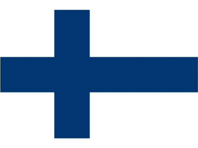 Finland vlag 20x30