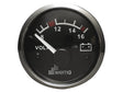 Silver serie voltmeter 12V zwart