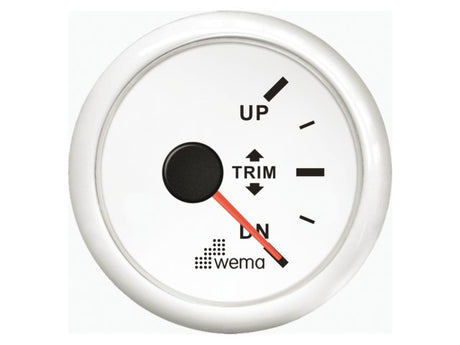 Motor trim meter wit