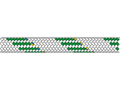 Dynamic wit/groen 12mm per meter