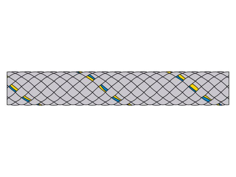 Admiralsheet 10mm zilver per meter