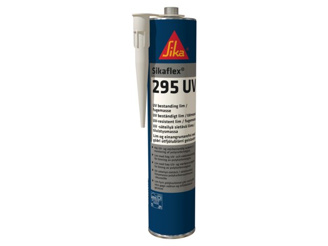 Sikaflex 295UV marine zwart, alleen voor professioneel gebruik!