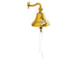 Scheepsbel met houder messing 19cm