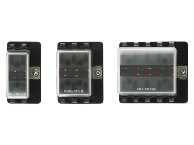 Meszekeringhouder 4 zekeringen