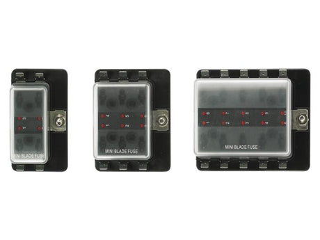 Meszekeringhouder 10 zekeringen