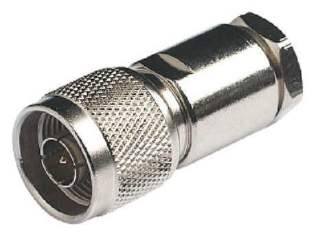 Coax plug N-male RA158