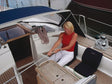 Boat sit comfort navy blue