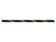 Handy elastic navy/gold 18mm per meter