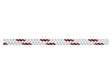 Tiptolest allround wit/rood 6mm per meter