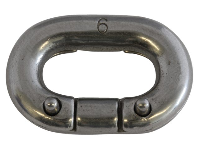 Ketting verbinder rvs 10mm