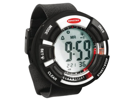 Race timer clear start