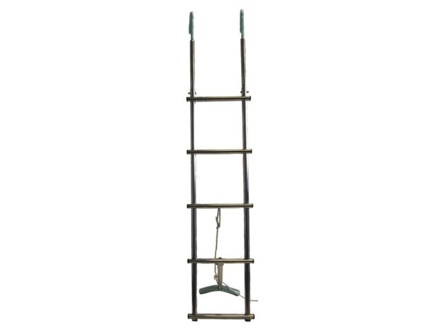 Zwemtrap rvs boeg 5 steps