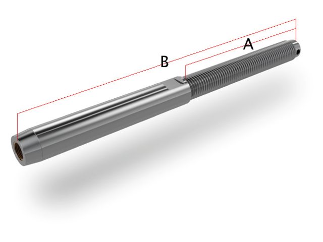Studterminal rechts 3/4 10mm