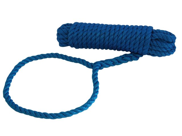 Landvast polypropyleen 12mm 12m blauw