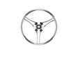 V21 stuurwiel rvs 3x2-spaaks