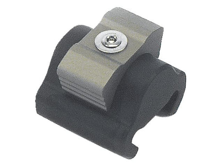 Stopper verstelbaar 23mm zwart (2st)