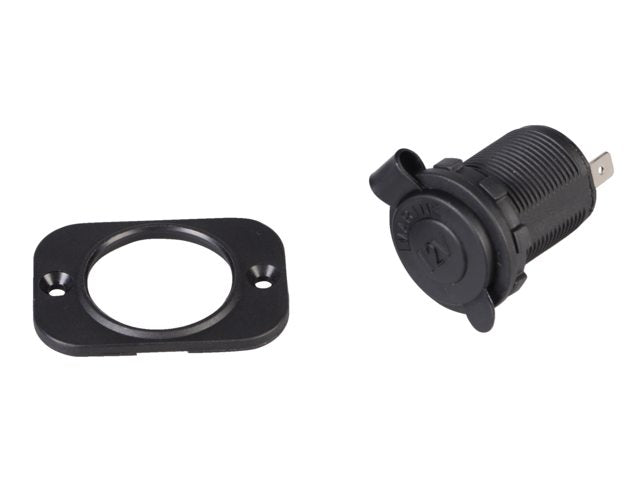 12V stopcontact rond