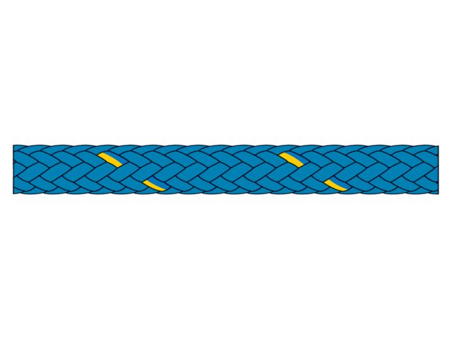 Top cruising fc 10mm blauw per meter