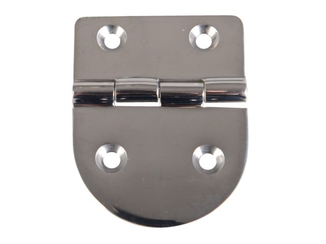 Scharnier rvs 76.2x65mm 180ø