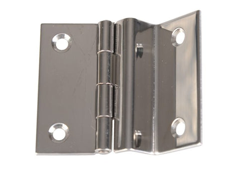 Scharnier rvs 55.5x 51mm