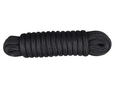 Landvast polyester zwart 14mm 10m