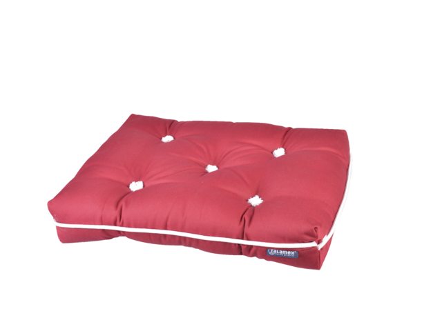 Kapok kussen bordeaux enkel