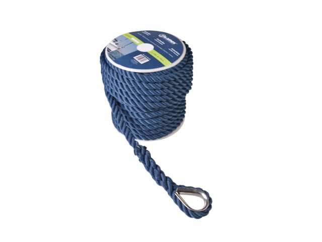 Ankerlijn polyester 12mm 30m navy