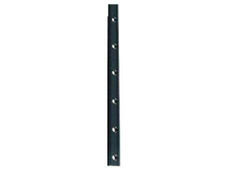 RC1191-2.0 series 19 mast track. black. 2025mm m5 csk fastener holes. pitch=100mm fastening slugs=