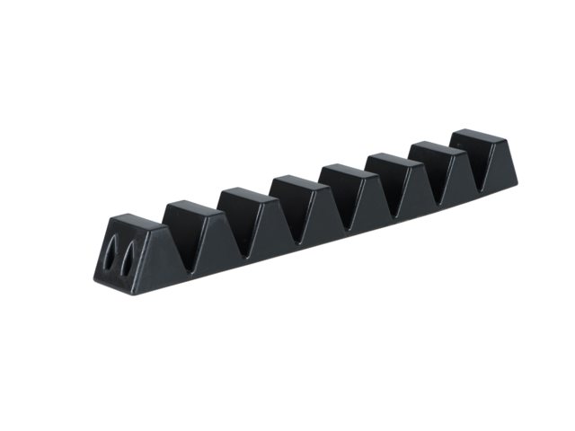 Multistripfender zwart