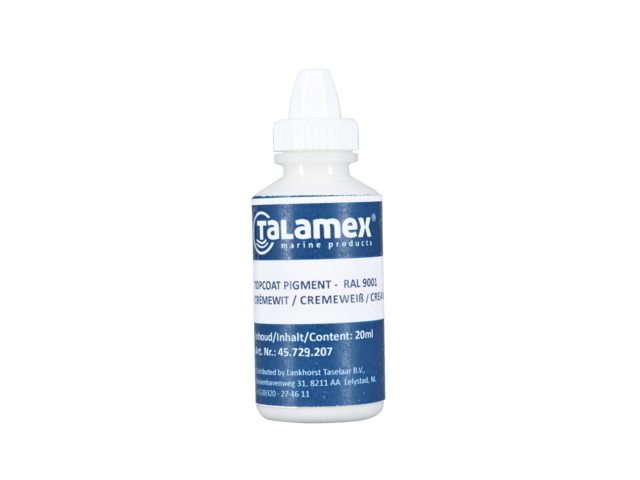 Kleurpigment 20ml ral 9001 cremewit