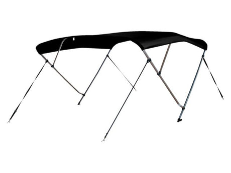 Bimini top deluxe 3 boog 183x137-152x117cm zwart