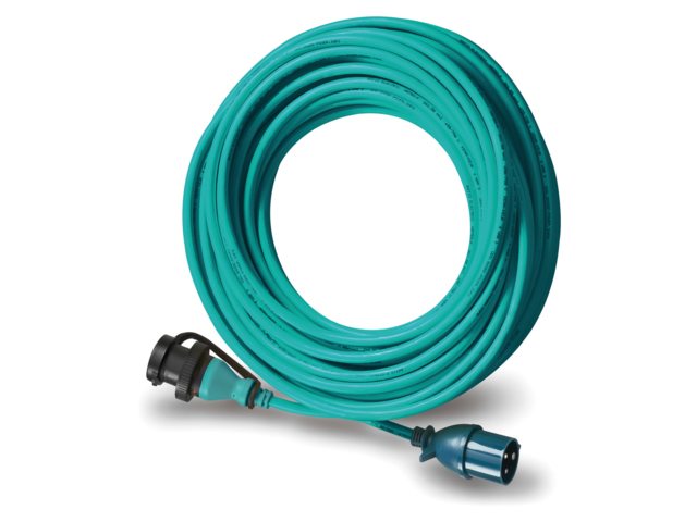 121160250 25 meter. 2.5 mm2 ? green incl. cable bag