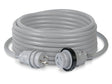 50A 125V Cordset 50&039; Molded White