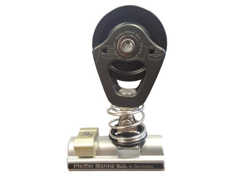 Genuaslede 20mm zilver blok met stopper