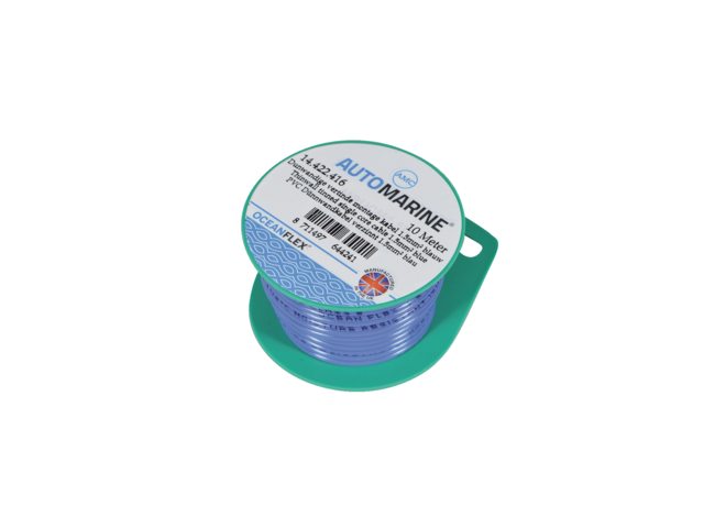 Dunwandige vertinde montage kabel 1.5mmý blauw (10m)