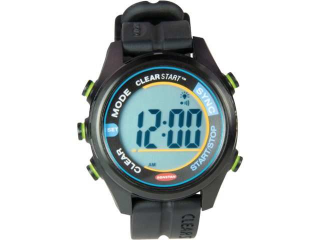 Clear start sailwatch 40mm Zwart