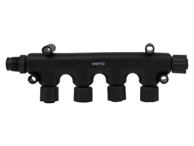 Micro Multi-port T-connector 4 poorten