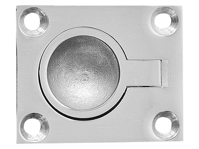 Luikring rvs flush 48x38mm