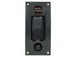 Curved add-on paneel USB stopcontact dubbel 3.4A