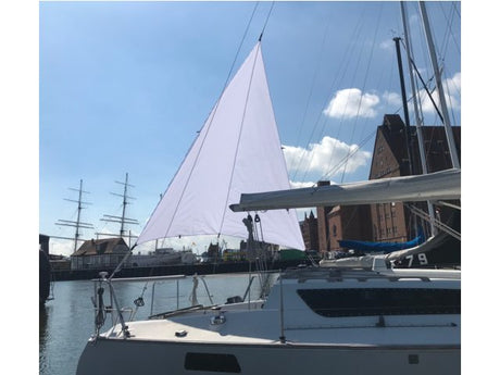 Zonnescherm driehoek wit 336x336x290cm