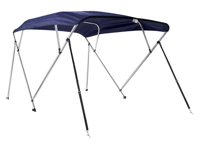 Biminitop deluxe 4 boog 240x216-229x137cm navy blue